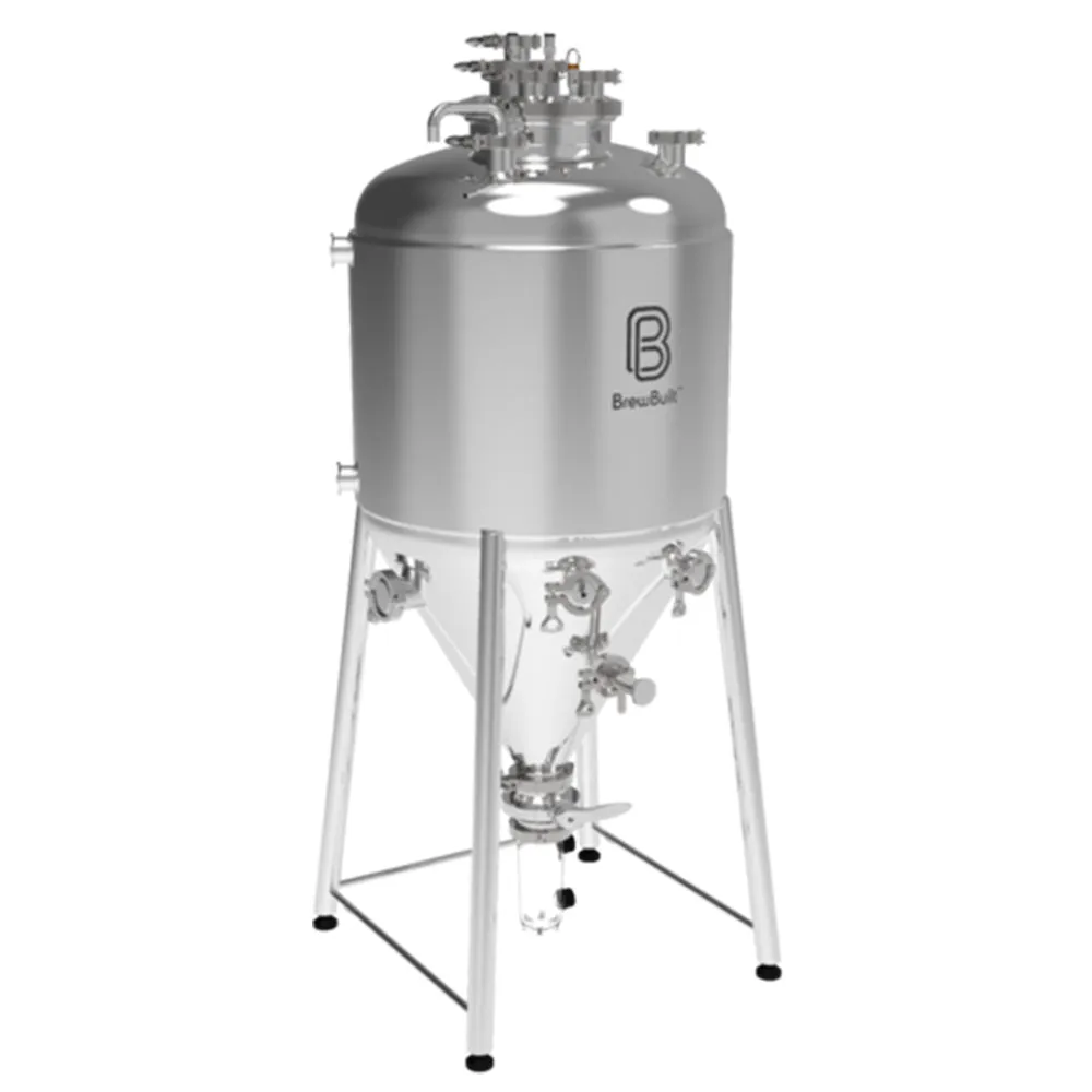 144L BrewBuilt X3 Uni Conical Fermenter - Jacketed Stainless Steel (38gal) - Complete Kit