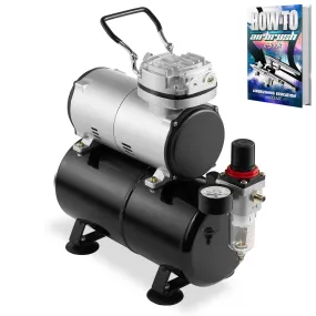 1/5 HP Airbrush Compressor with Tank, Gauge and Water Trap