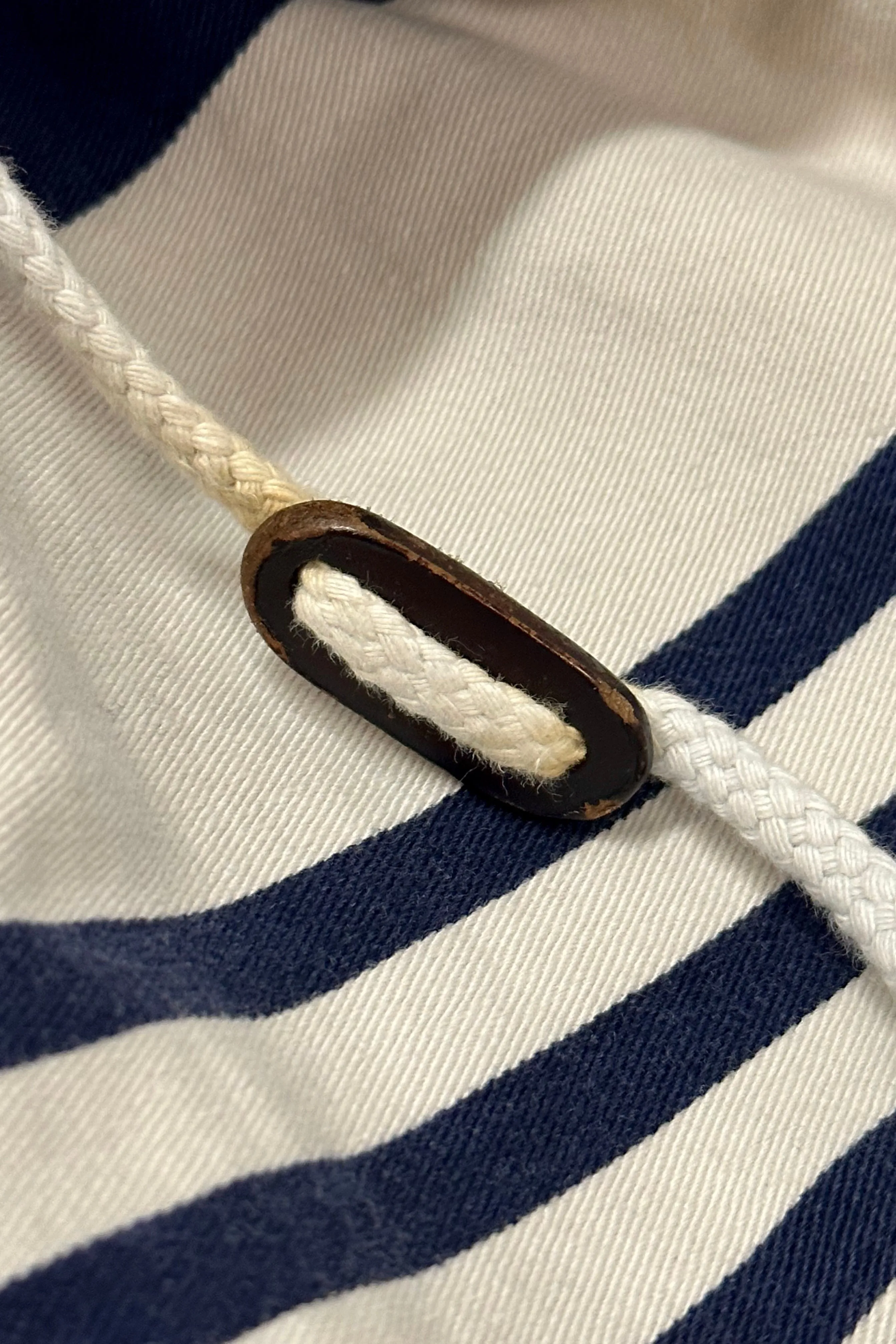 1990'S POLO RALPH LAUREN NAUTICAL STRIPED PARKA LARGE