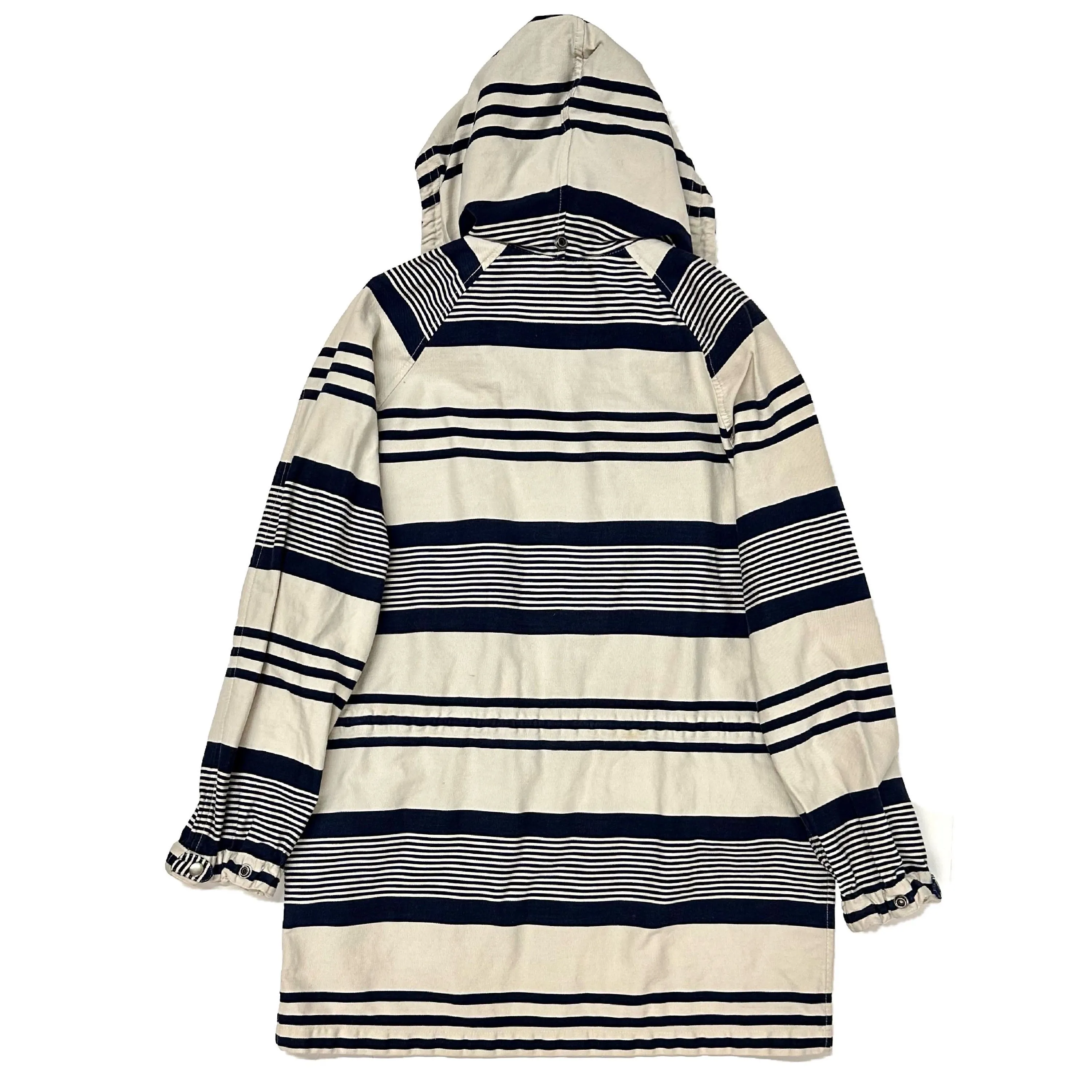 1990'S POLO RALPH LAUREN NAUTICAL STRIPED PARKA LARGE