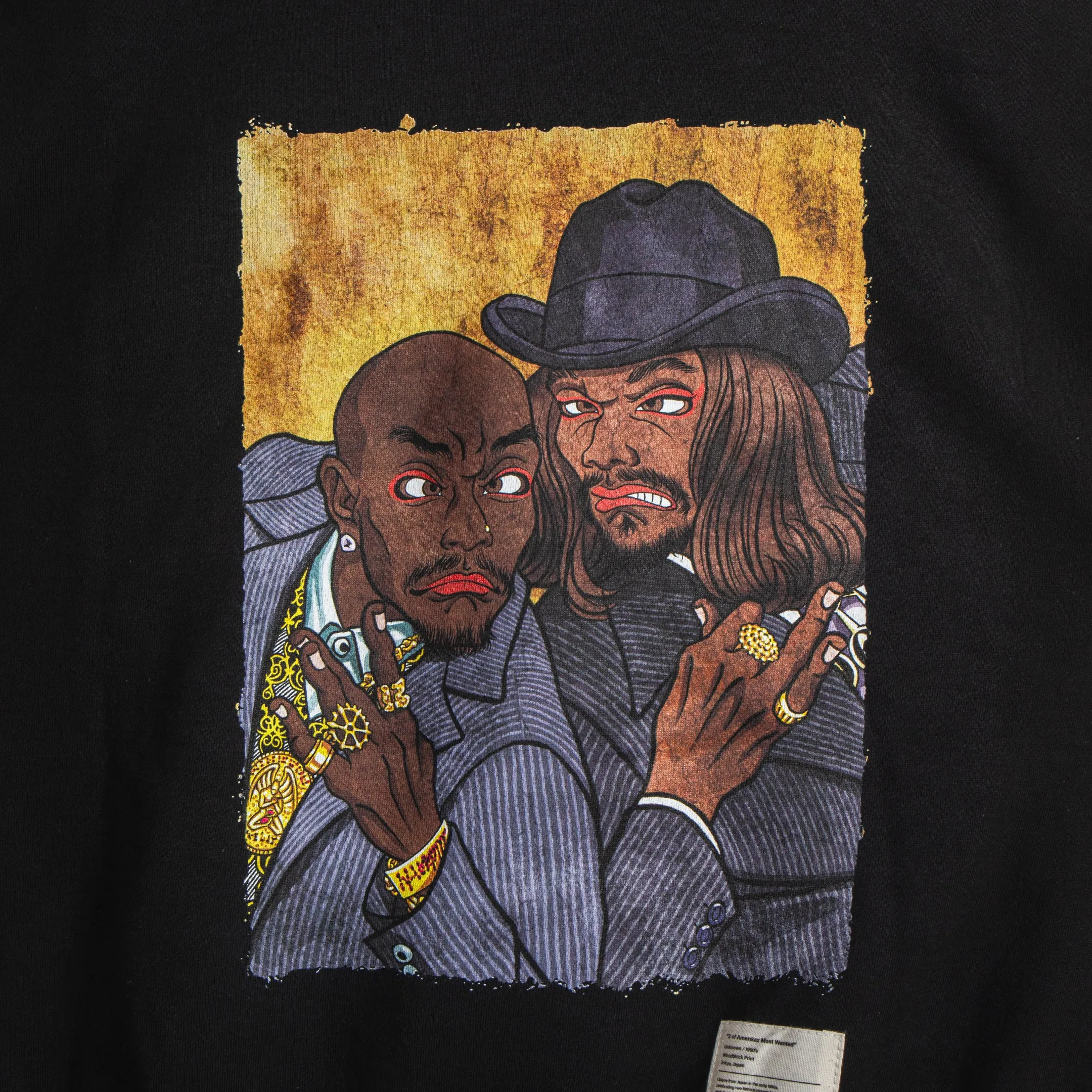 “2 Of Amerikaz Most Wanted” Sweat Parka [Black] / 2410407