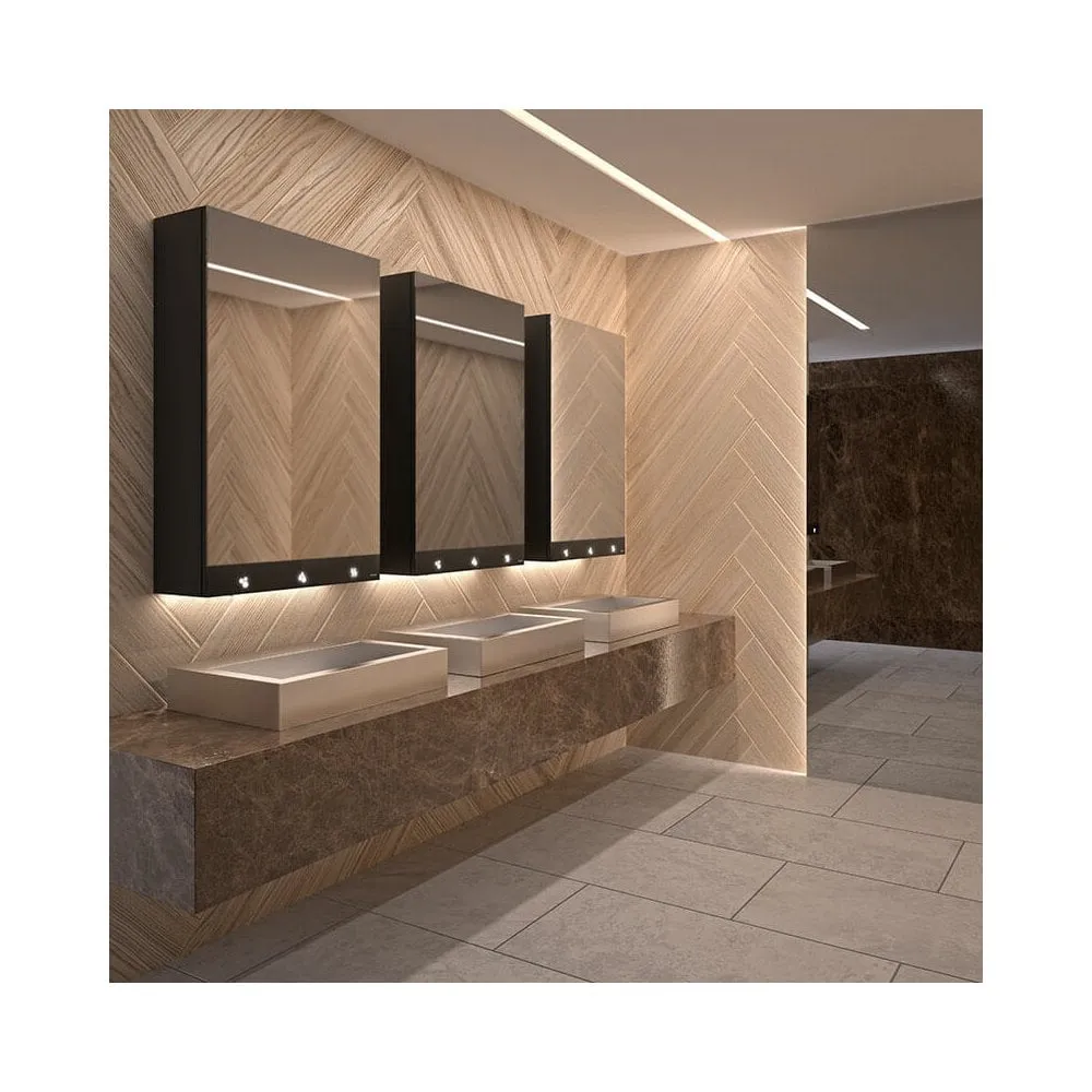 4-in-1 Cabinet with Mirror, Auto Soap, Tap and Hand Dryer 510204 (800mm Wide)