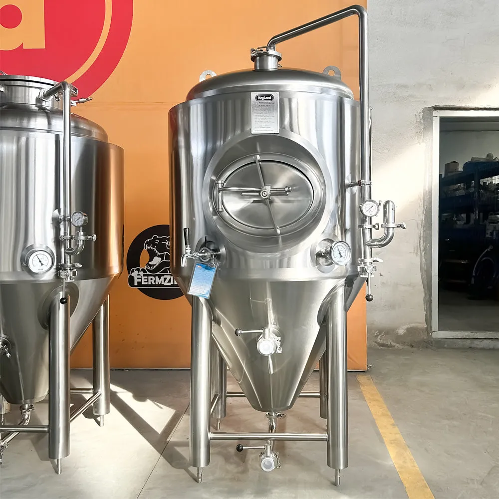 450L Conical Fermenter (pressurisable, jacketed)