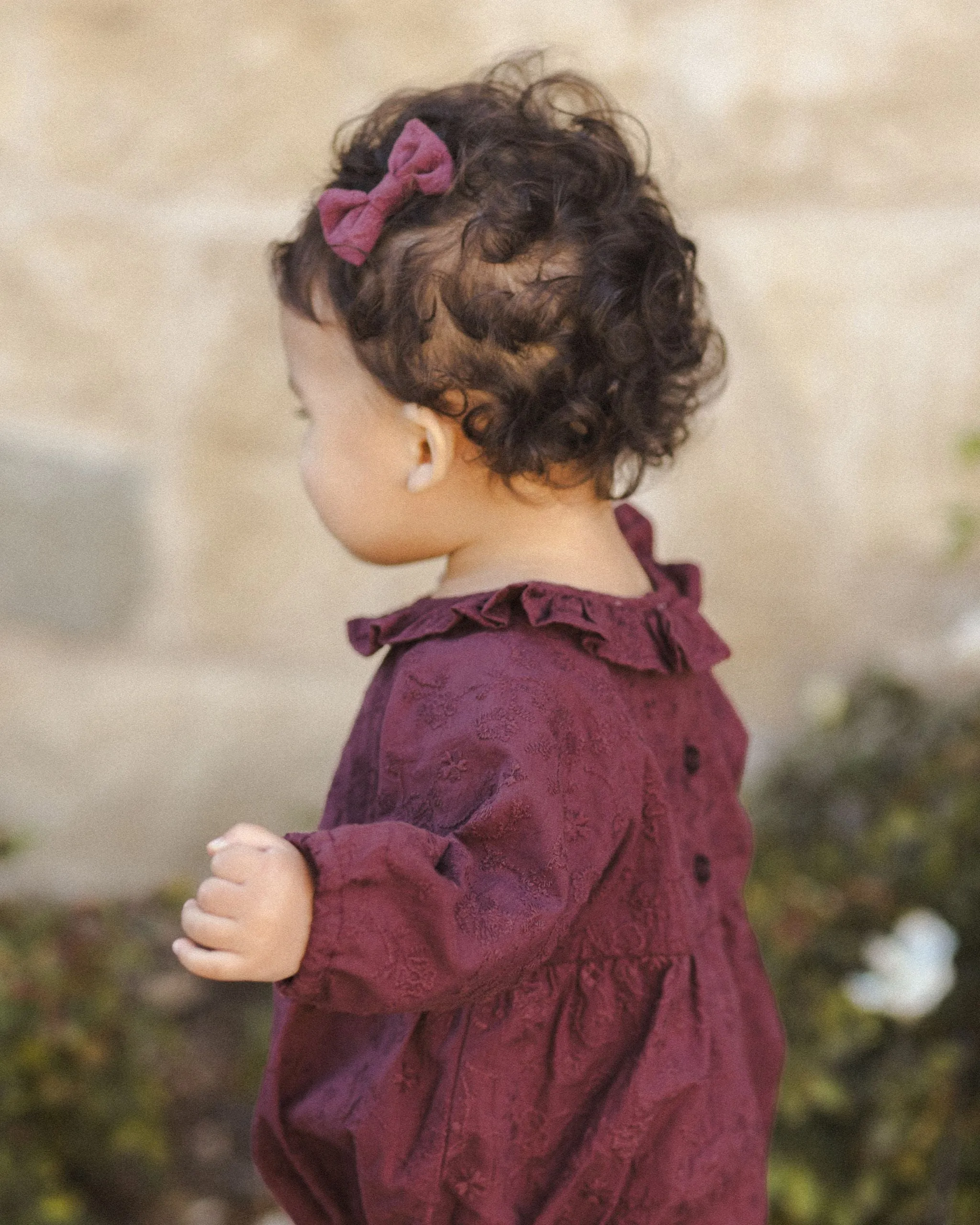 Adeline Romper - Fig *ONE LEFT - 18m*