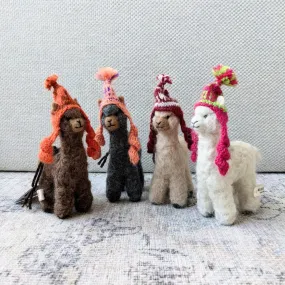 Alpaca Needle Felted Sculpture