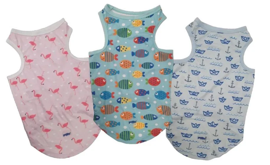 Animate - Pet Cooling Bandana - Fish - Small - 51 x 18cm