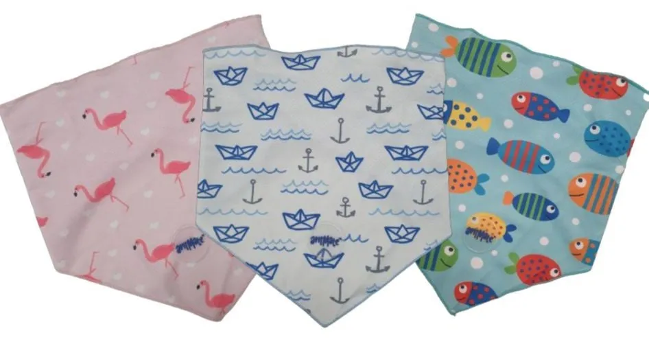 Animate - Pet Cooling Bandana - Fish - Small - 51 x 18cm