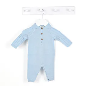 AW Wedoble Blue Chunky Knit Romper