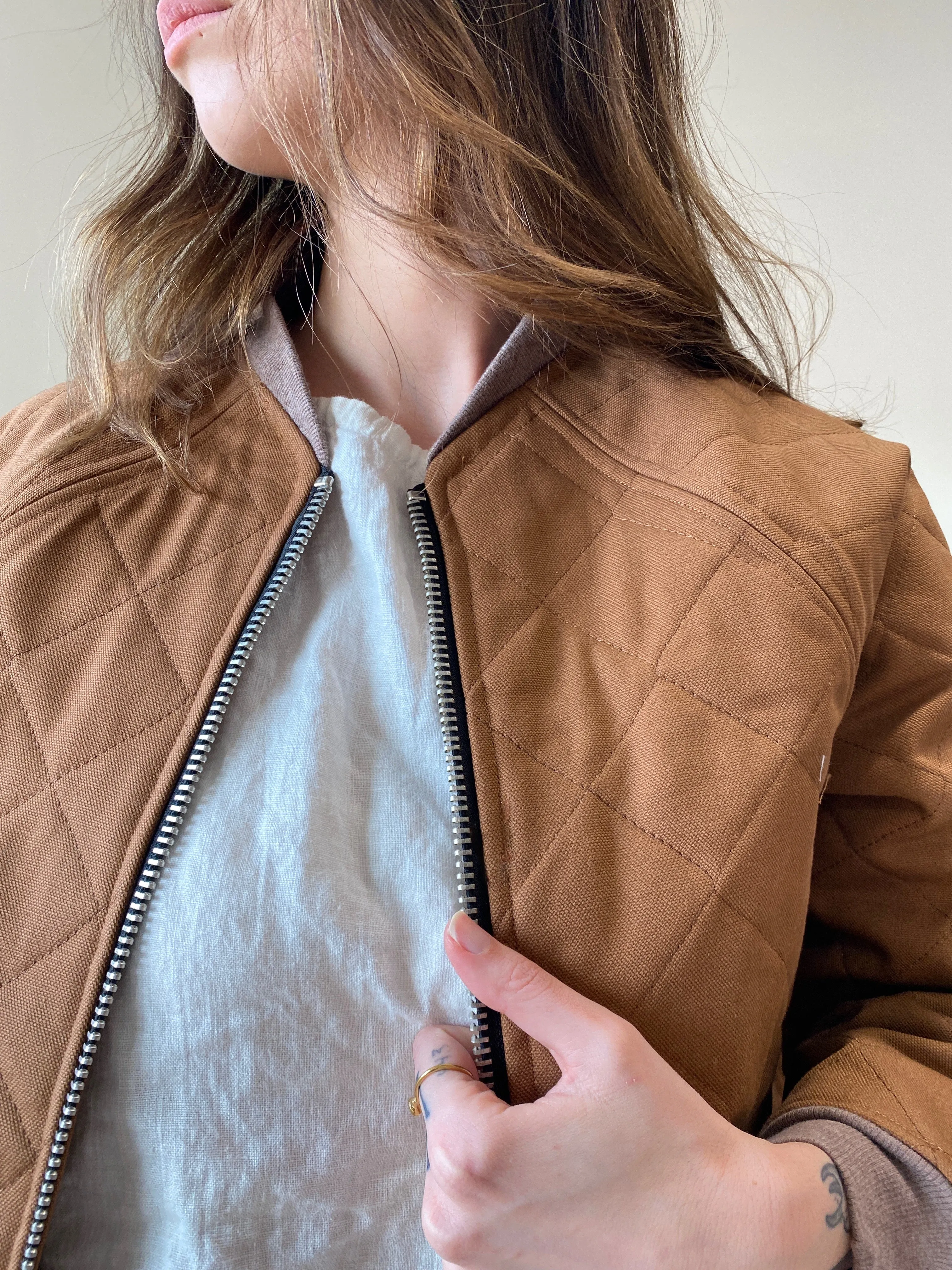 Baba Coat - Umber Canvas