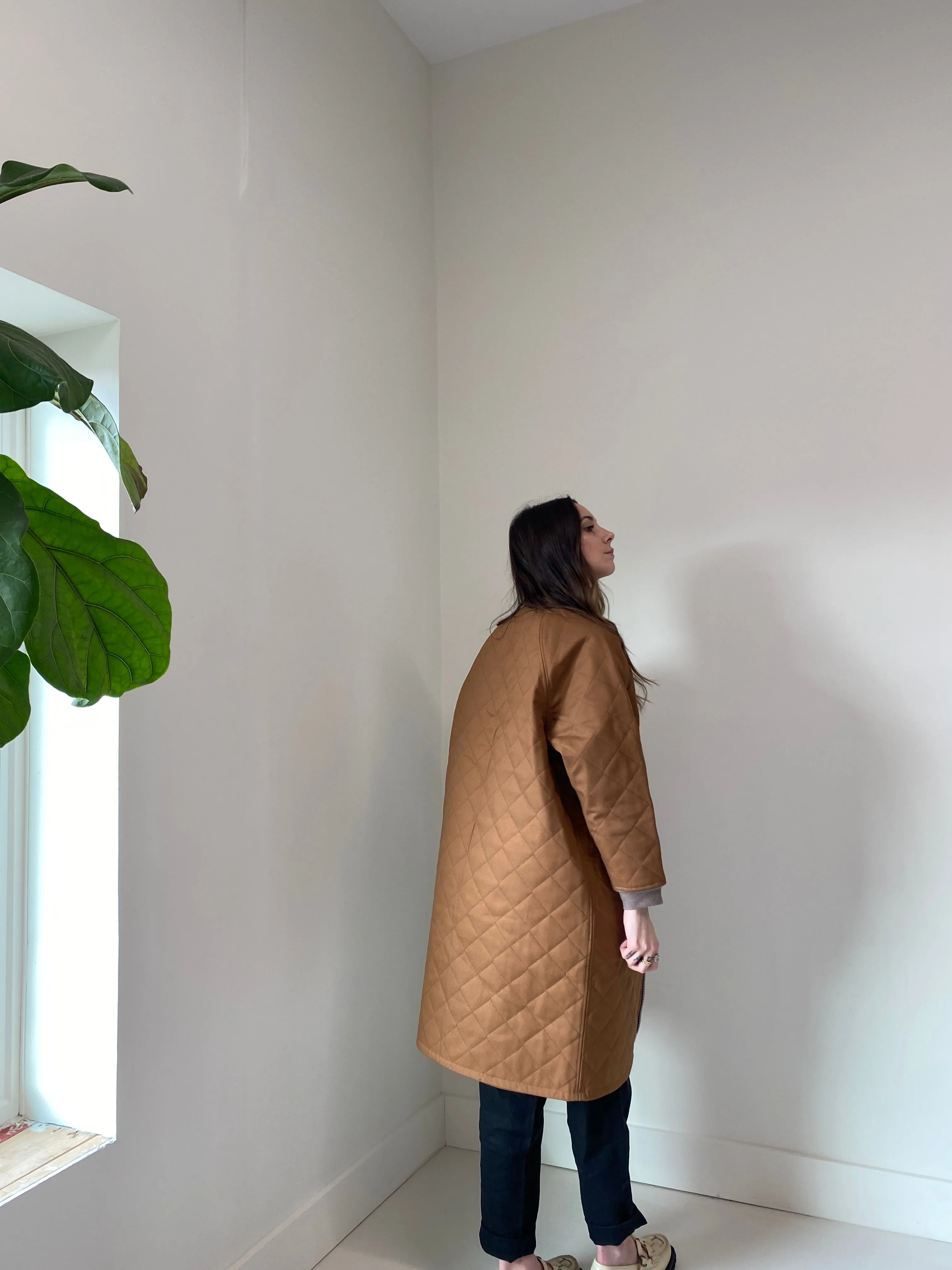 Baba Coat - Umber Canvas