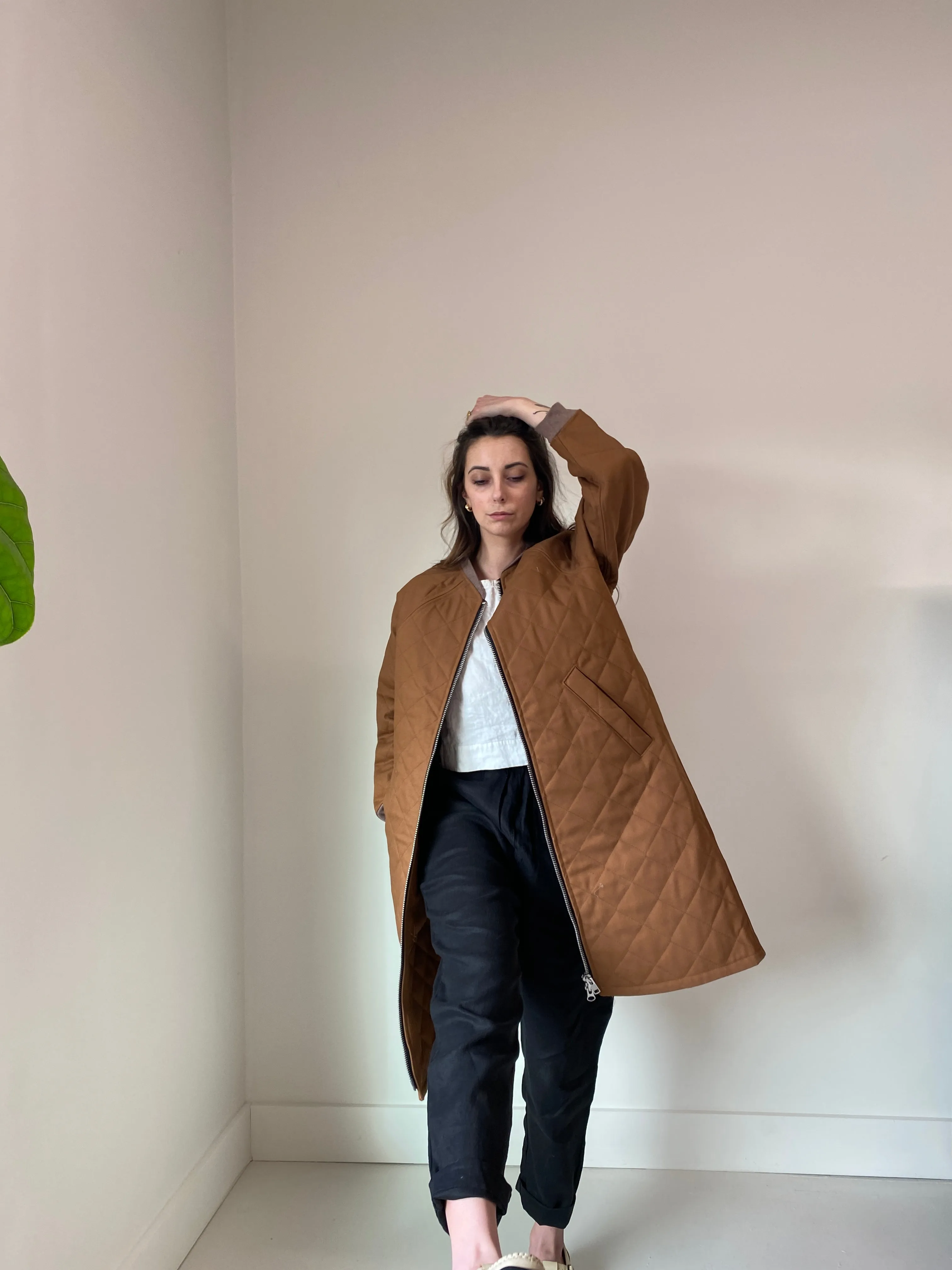 Baba Coat - Umber Canvas