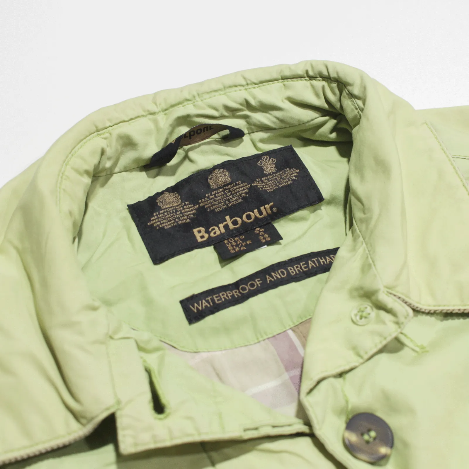 BARBOUR Flyweight Belleville Parka Jacket Green Womens UK 8