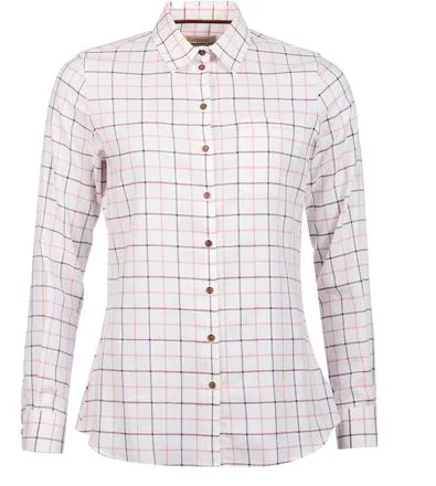 Barbour Triplebar Shirt Aster Pink