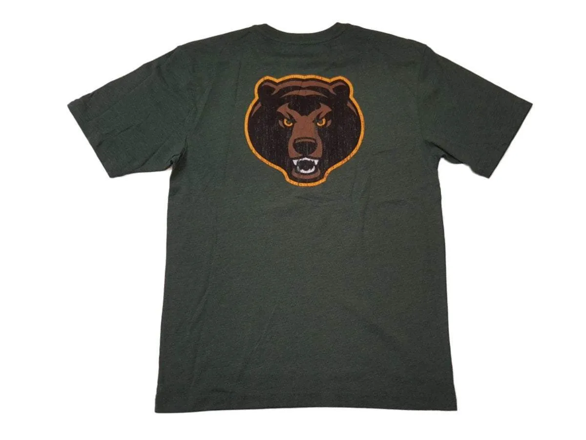 Baylor Bears Colosseum Green with Yellow Pocket Short Sleeve Crew T-Shirt (L)