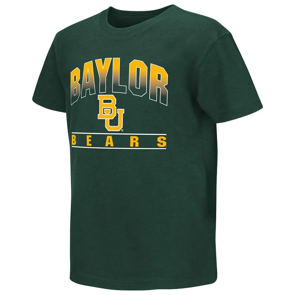 Baylor Bears Colosseum YOUTH BOYS Green Texas State Sic 'Em Bears T-Shirt