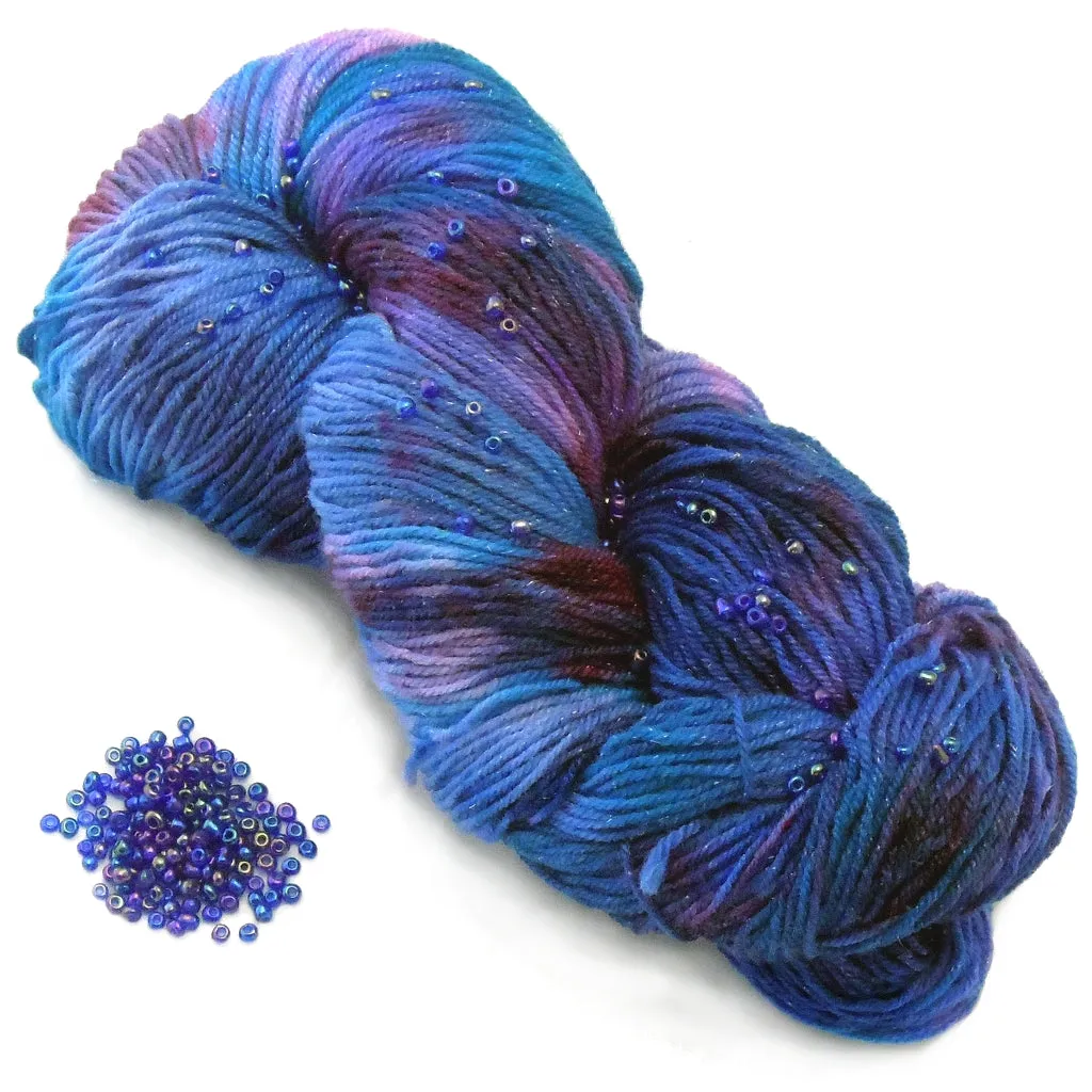Beaded Hat and Cowl, Loom Knitting Kit