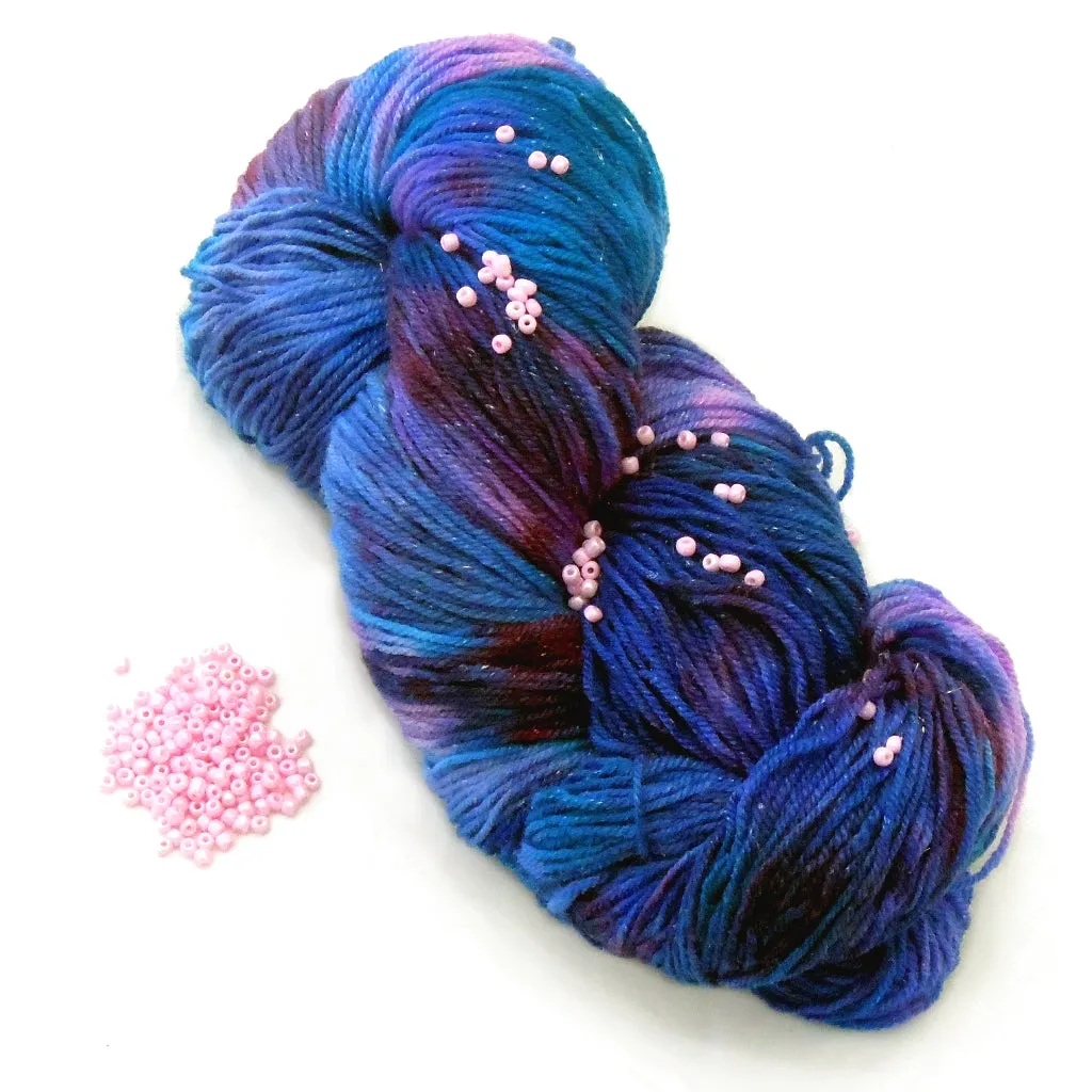 Beaded Hat and Cowl, Loom Knitting Kit
