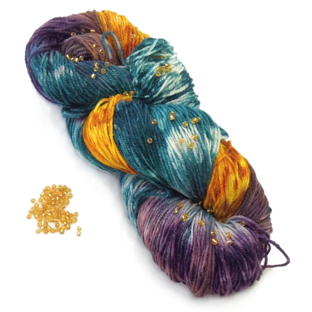 Beaded Hat and Cowl, Loom Knitting Kit