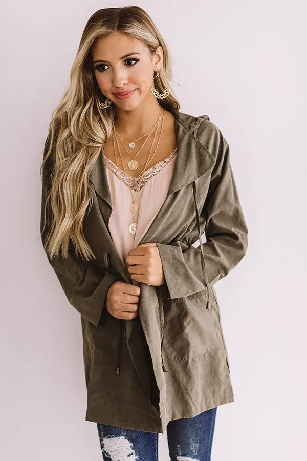 Breckenridge Bound Lightweight Parka in Martini Olive