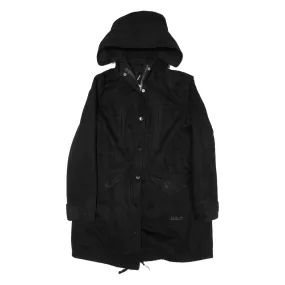 CALVIN KLEIN Insulated Parka Coat Black Womens XS