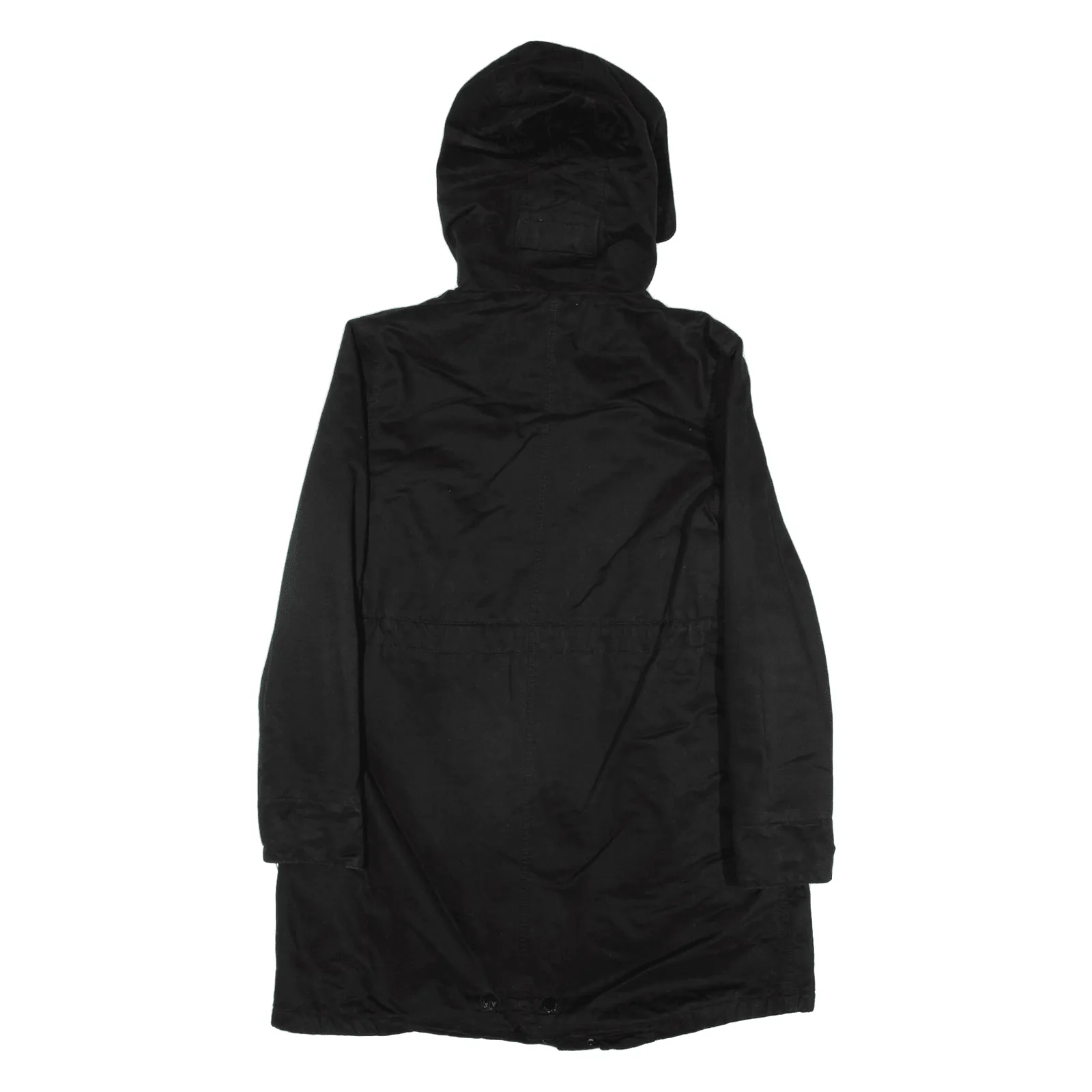 CALVIN KLEIN Insulated Parka Coat Black Womens XS