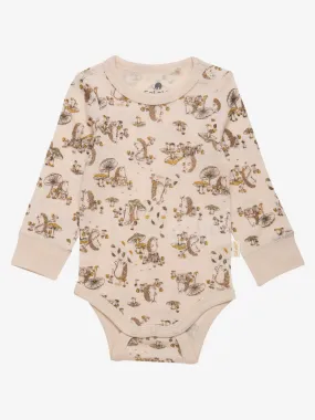 Celavi romper egeltje groen merino wol