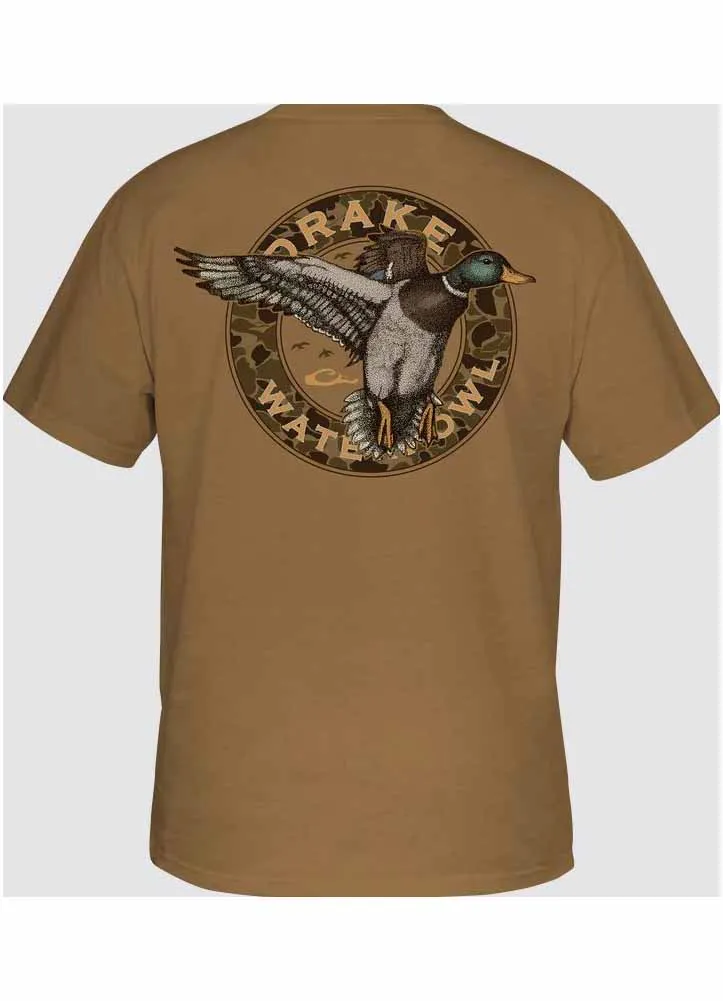 Circle Mallard SS in Medal Bronze Heather by Drake