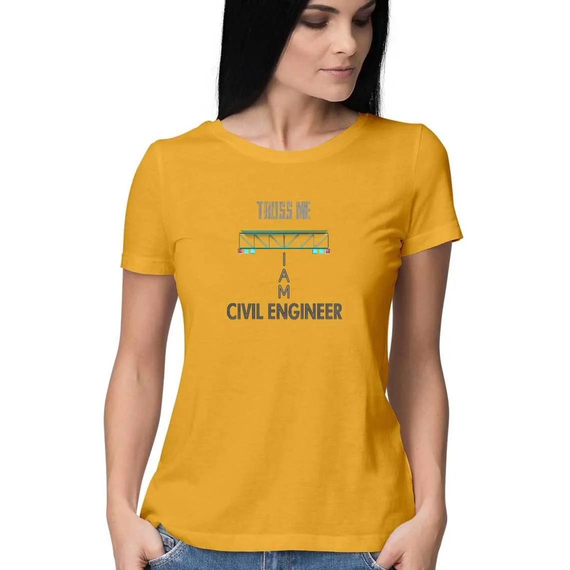 Civil Engineer T Shirt for Women D46