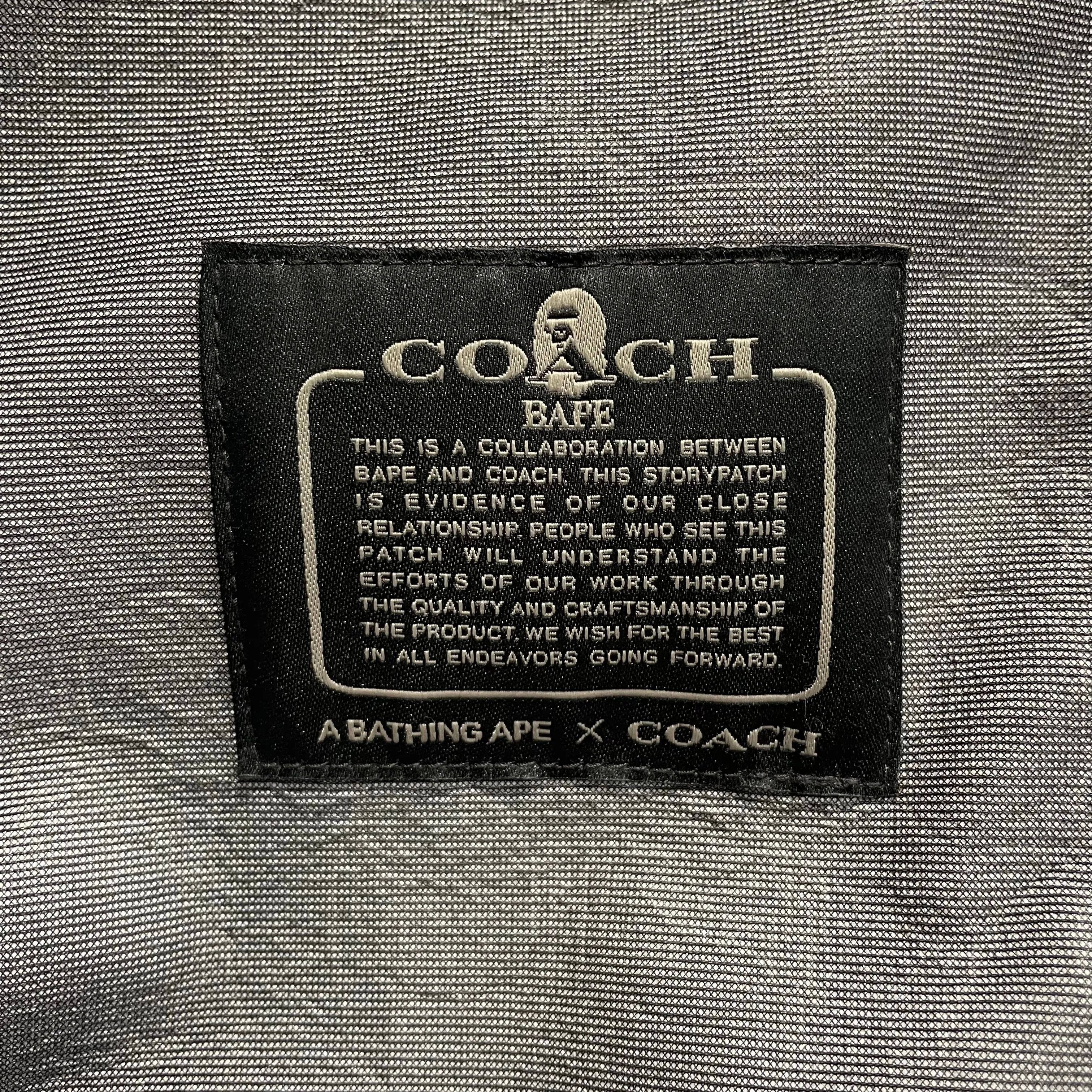 COACH/BAPE/Mountain Parka/XL/Nylon/CML/Monogram/
