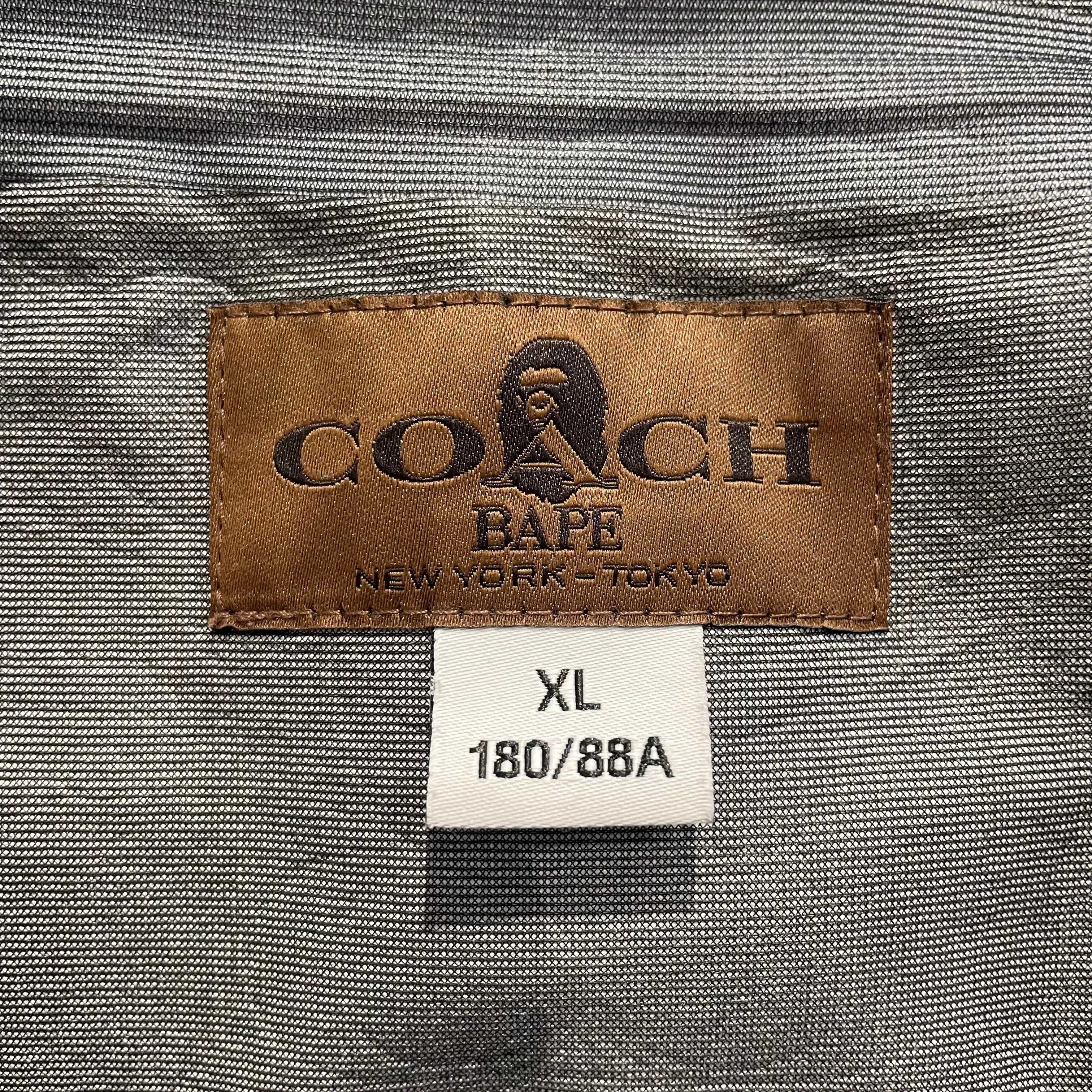 COACH/BAPE/Mountain Parka/XL/Nylon/CML/Monogram/