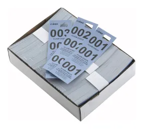 Coat Check Tickets, Blue, 500pcs