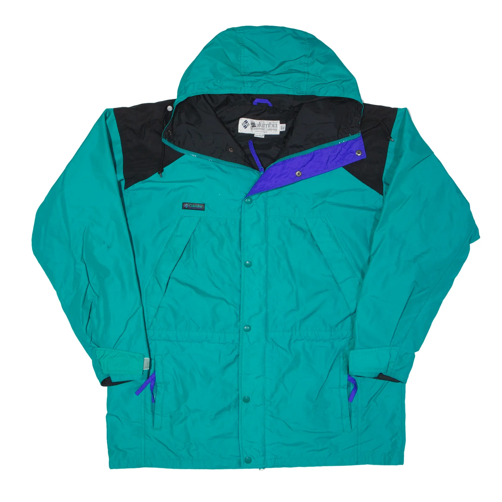 COLUMBIA Parka Jacket Green 90s Mens XL