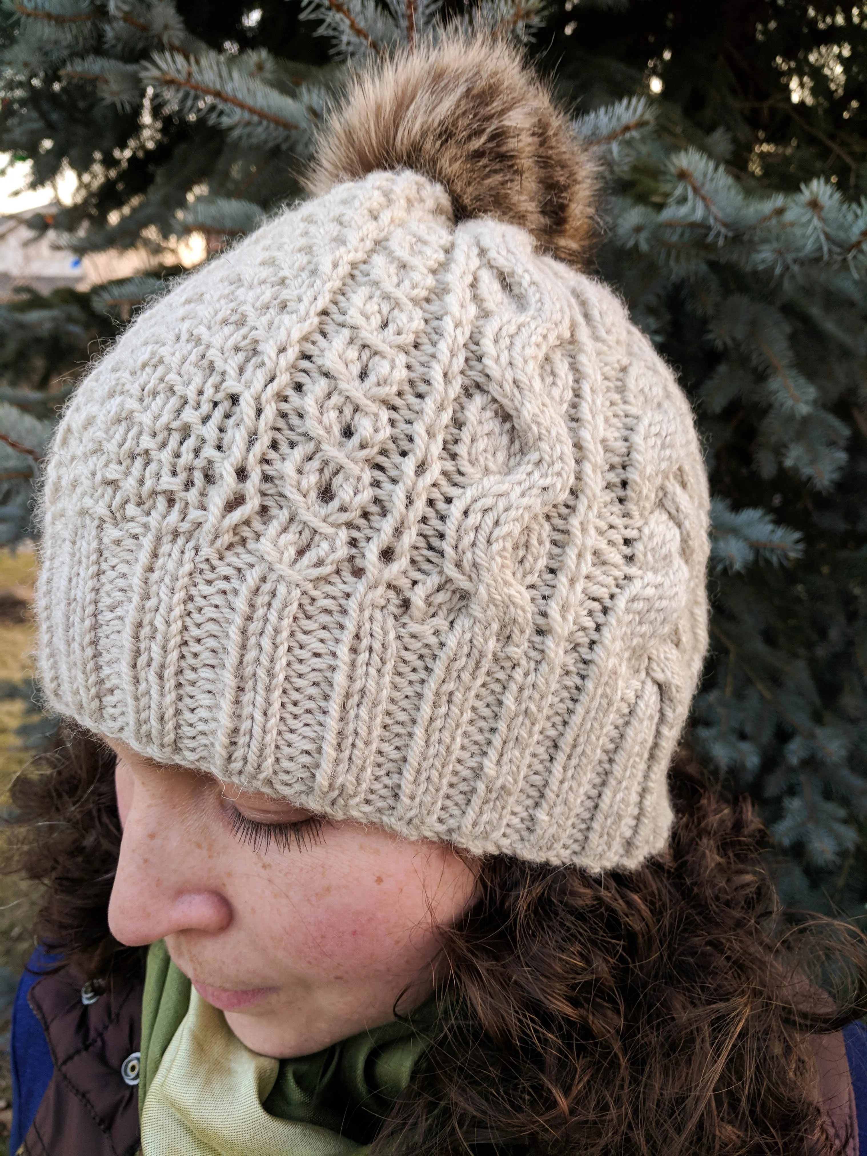 Comforati Hat Knitting Pattern (PDF) by Phibersmith Designs