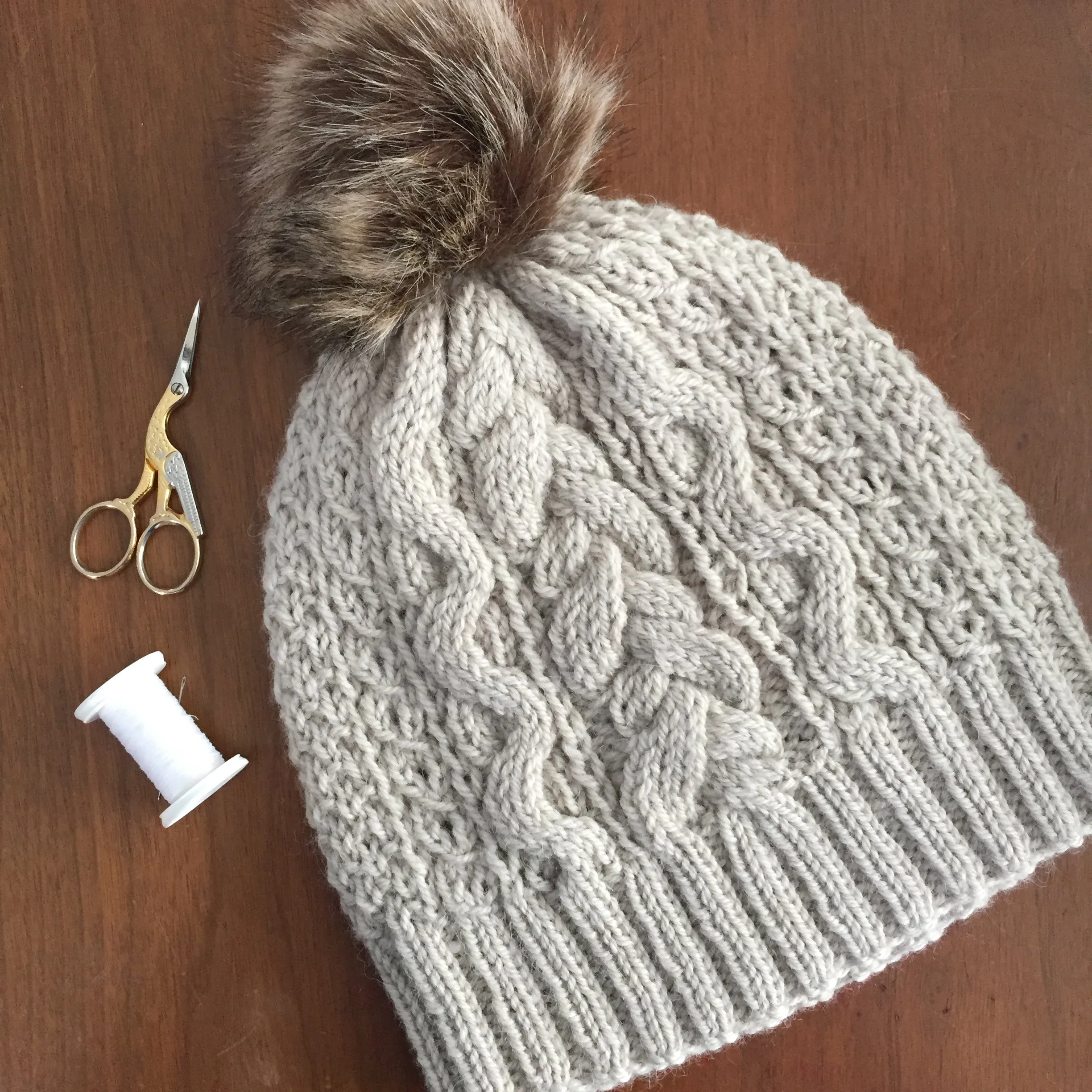 Comforati Hat Knitting Pattern (PDF) by Phibersmith Designs