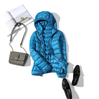 Daunenjacke Winter Warmer Lady Ultraleichte winddichter Parka