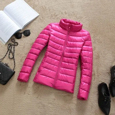 Daunenjacke Winter Warmer Lady Ultraleichte winddichter Parka