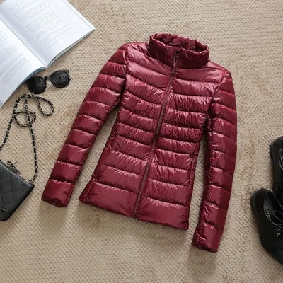 Daunenjacke Winter Warmer Lady Ultraleichte winddichter Parka