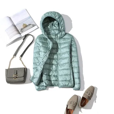 Daunenjacke Winter Warmer Lady Ultraleichte winddichter Parka