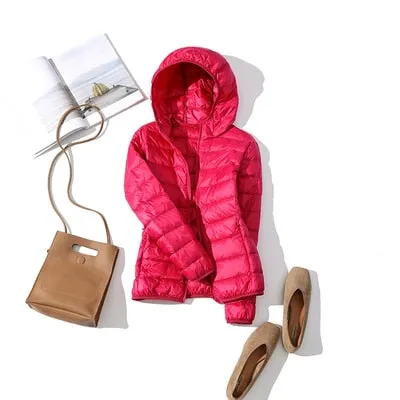 Daunenjacke Winter Warmer Lady Ultraleichte winddichter Parka
