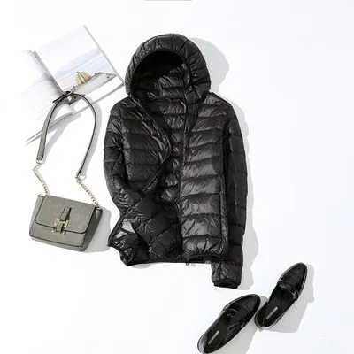 Daunenjacke Winter Warmer Lady Ultraleichte winddichter Parka