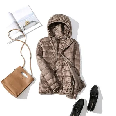 Daunenjacke Winter Warmer Lady Ultraleichte winddichter Parka