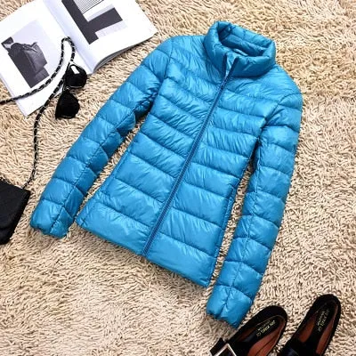 Daunenjacke Winter Warmer Lady Ultraleichte winddichter Parka