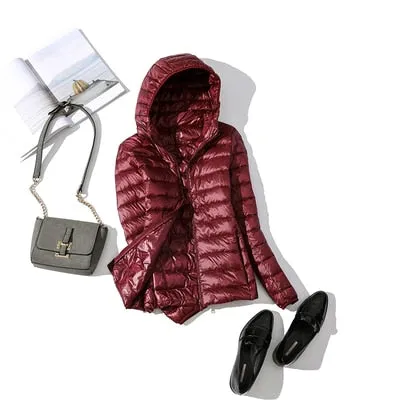 Daunenjacke Winter Warmer Lady Ultraleichte winddichter Parka