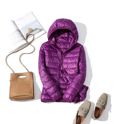 Daunenjacke Winter Warmer Lady Ultraleichte winddichter Parka
