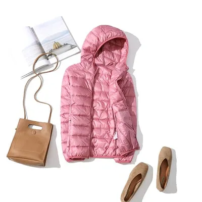 Daunenjacke Winter Warmer Lady Ultraleichte winddichter Parka