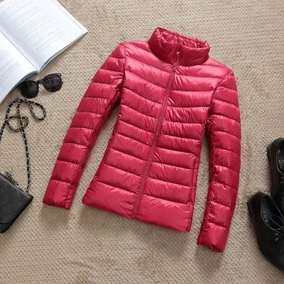 Daunenjacke Winter Warmer Lady Ultraleichte winddichter Parka