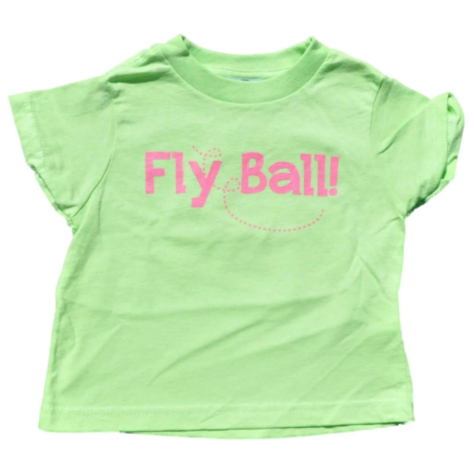Detroit Tigers SAAG Toddler Girls Lime Green Butterfly Cotton T-Shirt