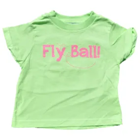 Detroit Tigers SAAG Toddler Girls Lime Green Butterfly Cotton T-Shirt