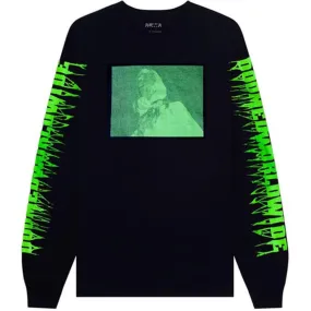 Doomed Give Up Long Sleeve T-Shirt - Black