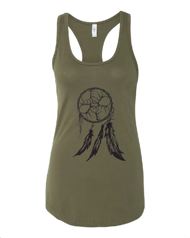 DREAMCATCHER TANK TOP "MILITARY GREEN"